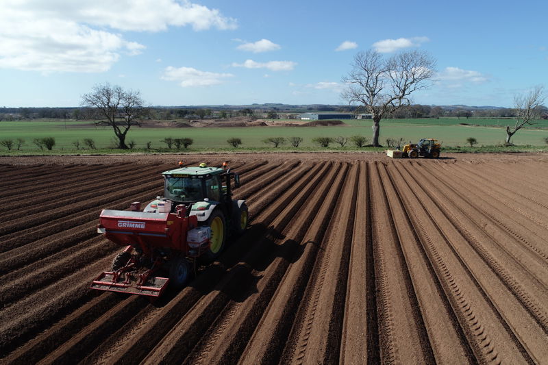 Agrico UK farmers planting seed potatoes