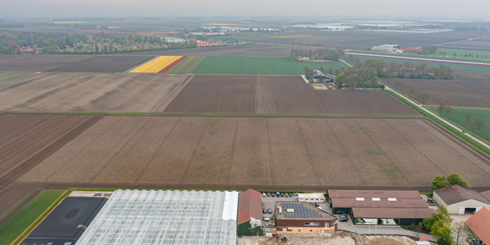 Luchtfoto Agrico Research Bant