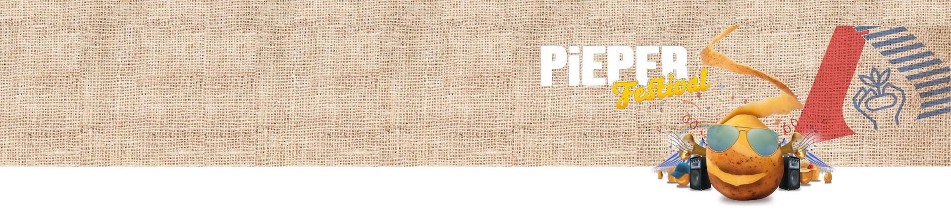 Pieperfestival website header