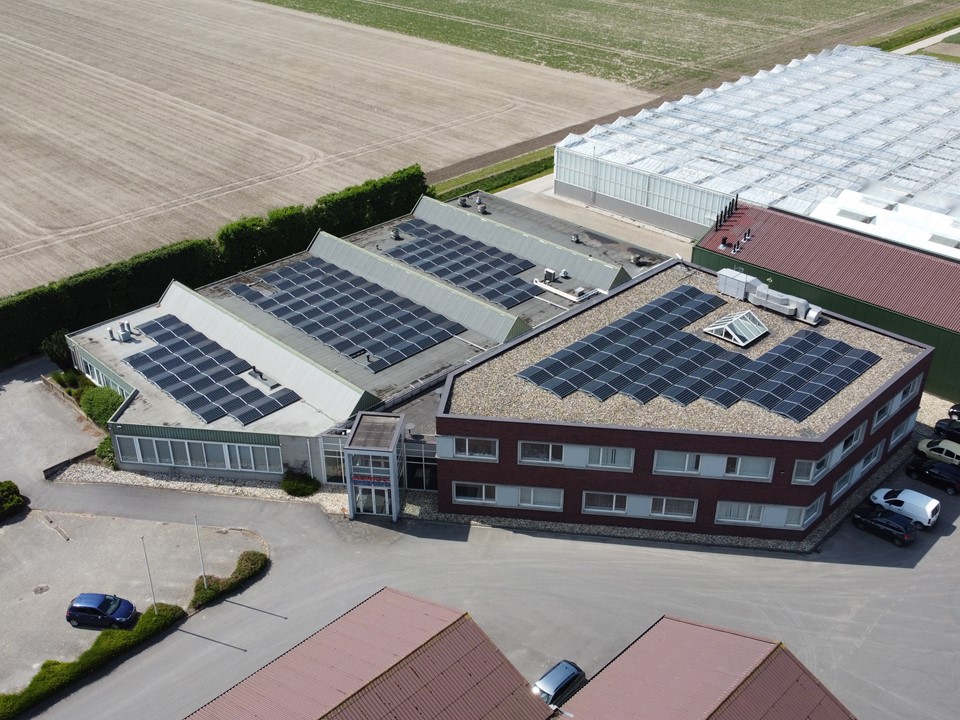 Aerial view of Agrico Research facility
