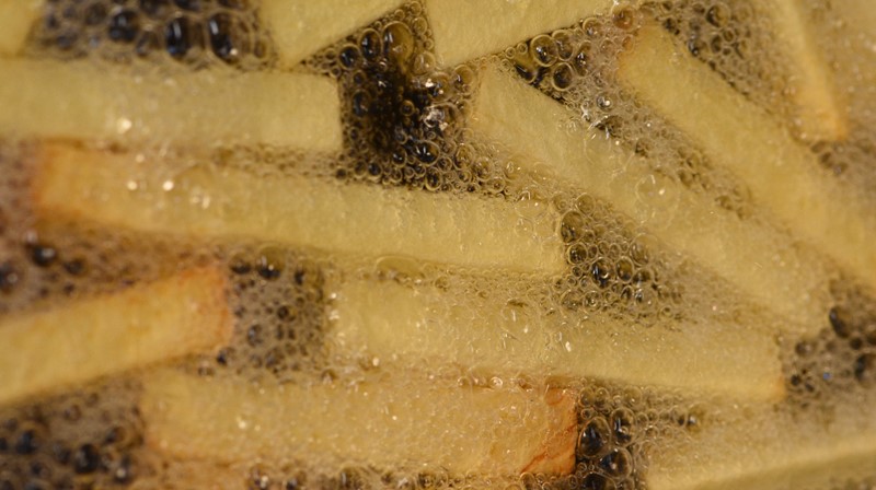 French fries frying 2019