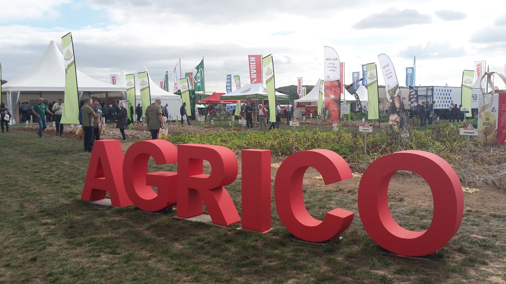 Agrico letters at trade fair 2018